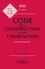 Code de la construction et de l'habitation. Annoté & commenté  Edition 2022