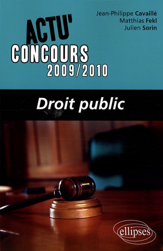 Droit public  Edition 2009-2010 - Occasion