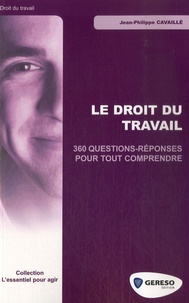 Jean-Philippe Cavaillé - Le droit du travail - 360 questions-réponses pour tout comprendre.