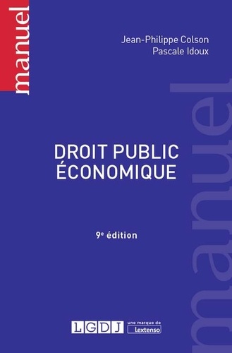 Droit public économique 9e édition