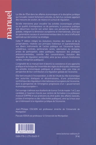 Droit public économique 9e édition