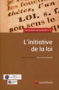 Jean-Philippe Derosier - L'initiative de la loi.