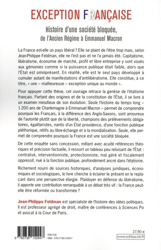 Exception française. Histoire d'une société bloquée de l'Ancien Régim à Emmanuel Macron