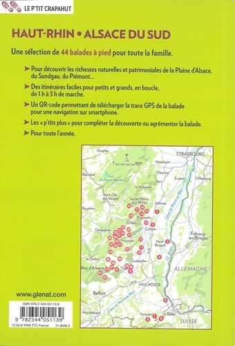 Haut-Rhin Alsace du Sud. Plaine d'Alsace, Sundgau, Piémont, vignoble, massif des Vosges 3e édition