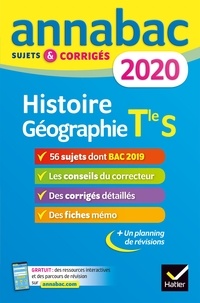 Téléchargement gratuit des livres complets Annales Annabac 2020 Histoire-Géographie Tle S  - sujets et corrigés du bac   Terminale S
