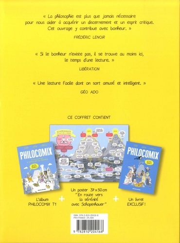 Philocomix Tome 1 10 philosophes, 10 approches du bonheur. Avec 1 poster et 1 livret bonus