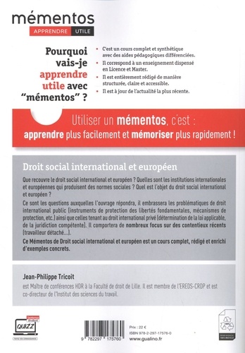 Droit social international et européen 2e édition