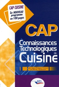 CAP Connaissances Technologiques de Cuisine