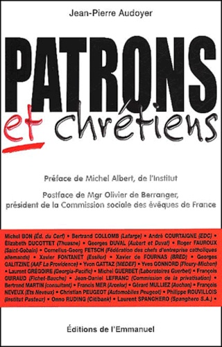 Jean-Pierre Audoyer - Patrons et chrétiens.