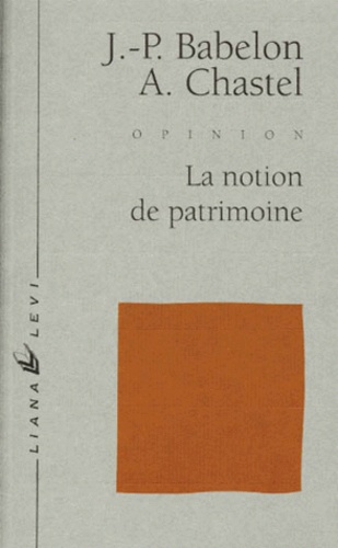 La notion de patrimoine