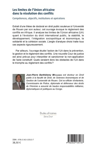 Les limites de l'union africaine dans la résolution des conflits. Compétences, objectifs, institutions et opérations