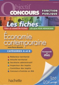 Jean-Pierre Boutin - Economie contemporaine - Catégorie A et B.