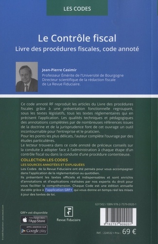 Le Contr le Fiscal Livre Des Proc dures Jean Pierre Casimir le-contr-le-fiscal-livre-des-proc-dures-jean-pierre-casimir