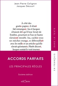 Jean-Pierre Colignon et Jacques Decourt - Accords parfaits - Les principales règles.