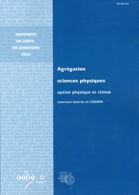 Agrégation Sciences physiques, Option physique et chimie