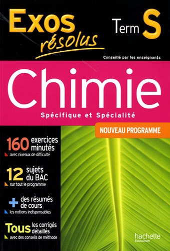 Jean-Pierre Durandeau et Marie-Jeanne Comte - Chimie Tle S spécifique et spécialité - Nouveau programme.