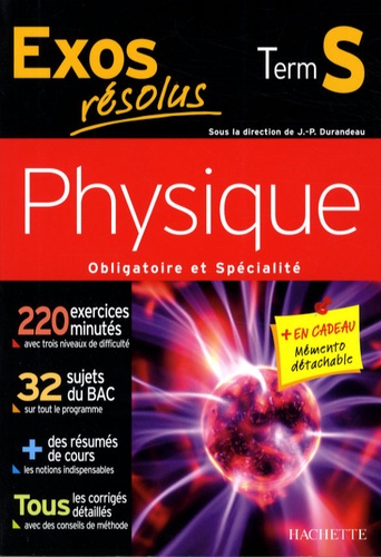 Jean-Pierre Durandeau et Régis Martegoutes - Physique Tle S.