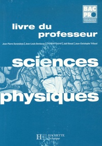 Jean-Pierre Durandeau - Sciences Physiques Bac Pro 1e-Tle - Livre du professeur.