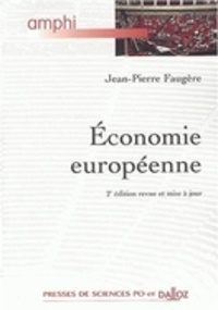 Jean-Pierre Faugère - Economie européenne.