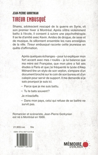 Tireur embusqué de Jean-Pierre Gorkynian - Grand Format - Livre - Decitre