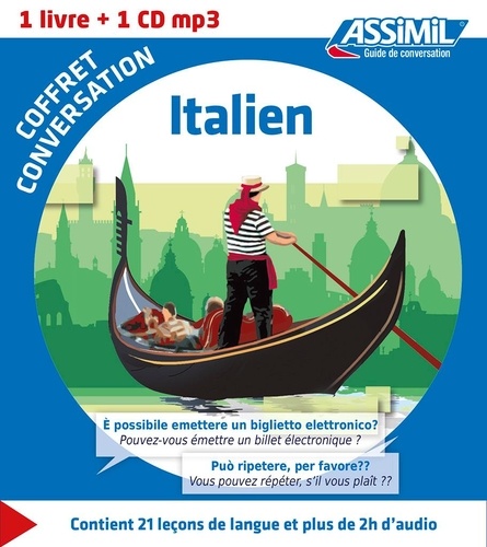 Coffret conversation Italien  avec 1 CD audio MP3
