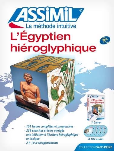 L'Egyptien hiéroglyphique  avec 4 CD audio