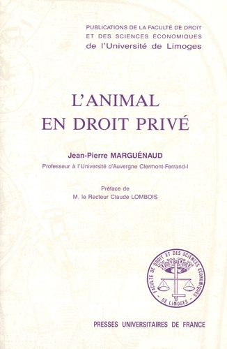 Jean-Pierre Marguénaud - L'animal en droit privé.