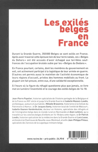 Les exilés belges en France, 1914-1918. Histoires oubliées
