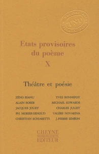 Etats provisoires du poème