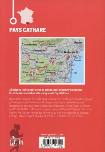 Les sentiers d'Emilie en Pays Cathare. 25 promenades pour tous 3e édition