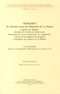Mémoires de Messire Jean de Plantavit de La Pause - Livre troisième depuis le 18 septembre 1695 jusquau 1er janvier 1721.pdf