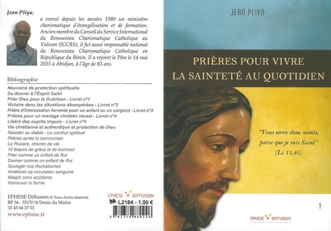 Jean Pliya - Prières pour vivre la sainteté au quotidien.