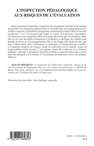 L'inspection pédagogique aux risques de l'évaluation