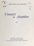 Jean Pourtal de Ladevèze - Concert de chambre.
