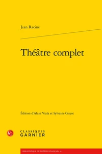 Théâtre complet