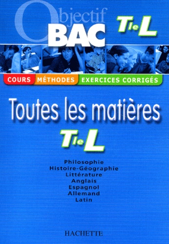 Jean-Rémy Cuenot et Jean Duma - Toutes les matières Tle L.