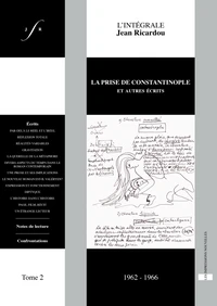 L'intégrale Jean Ricardou