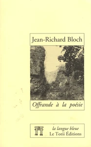 Offrande à la poésie