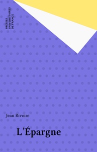 Jean Rivoire - L'Épargne.