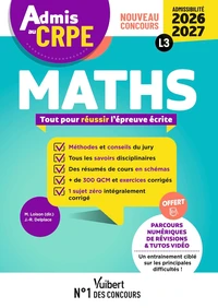 Epreuve écrite d’admissibilité L3 maths