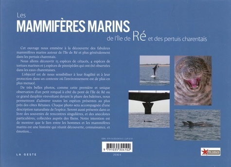 Les mammifères marins de l'île de Ré et des pertuis charentais