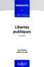 Jean Roche et André Pouille - Libertés publiques.