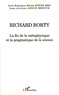 Jean-Rodrigue-Elisée Eyene Mba - Richard Rorty - La fin de la métaphysique et la pragmatique de la science.