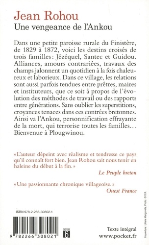 Une vengeance de l'Ankou - La vie d'une paroisse... de Jean Rohou - Poche -  Livre - Decitre