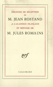 Jean Rostand et Jules Romains - .