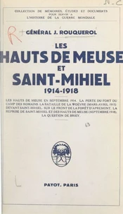 Les hauts de Meuse et Saint-Mihiel, 1914-1918