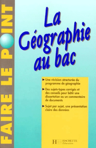 Jean Rué - La géographie au bac.