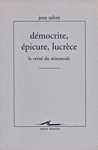 DEMOCRITE, EPICURE, LUCRECE.