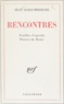 Jean Schlumberger - Rencontres - Feuille d'agenda, Pierres de Rome.