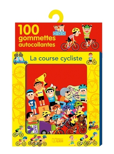 Jean-Sébastien Deheeger - La course cycliste - 100 gommettes autocollantes.
